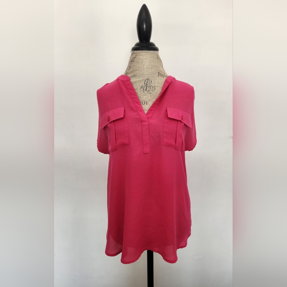 Women's INC International Concepts Pink Shirt Size Large
